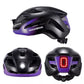 Capacete de bicicleta ROCKBROS capacete de bicicleta com luz de advertência de segurança capacete protetor 57-61 cm