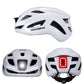 Capacete de bicicleta ROCKBROS capacete de bicicleta com luz de advertência de segurança capacete protetor 57-61 cm