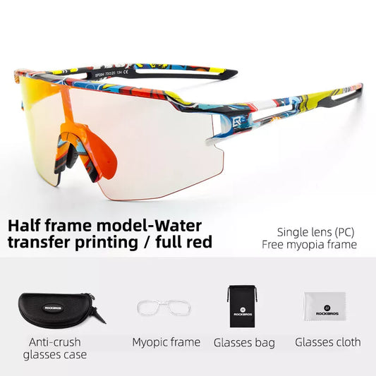 Óculos de sol polarizados/fotocromáticos ROCKBROS para ciclismo bicicleta UV400 UNISEX