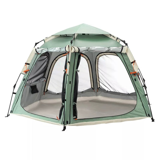 Qunature Barraca de acampamento para 2 a 4 pessoas Tenda pop-up com cúpula Tenda de acampamento à prova d'água
