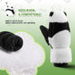 Luvas de esqui Qunature Luvas de design Panda para crianças de 4 a 12 anos Luvas de lã térmicas quentes à prova de vento, ideais para atividades de inverno, como esqui, snowboard, patinação no gelo
