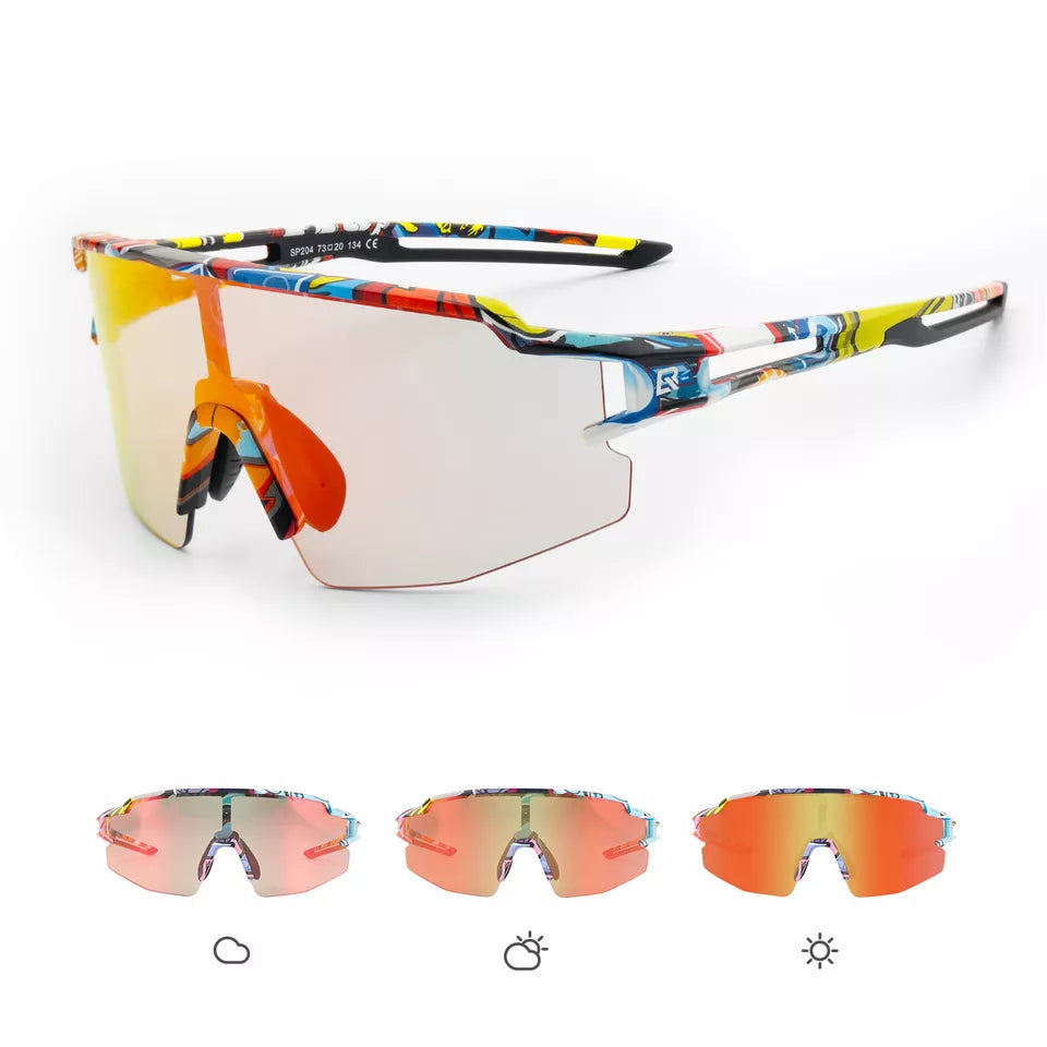 Óculos de sol polarizados/fotocromáticos ROCKBROS para ciclismo bicicleta UV400 UNISEX
