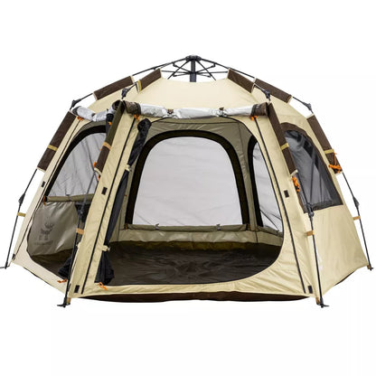 Qunature Barraca de acampamento para 2 a 4 pessoas Tenda pop-up com cúpula Tenda de acampamento à prova d'água