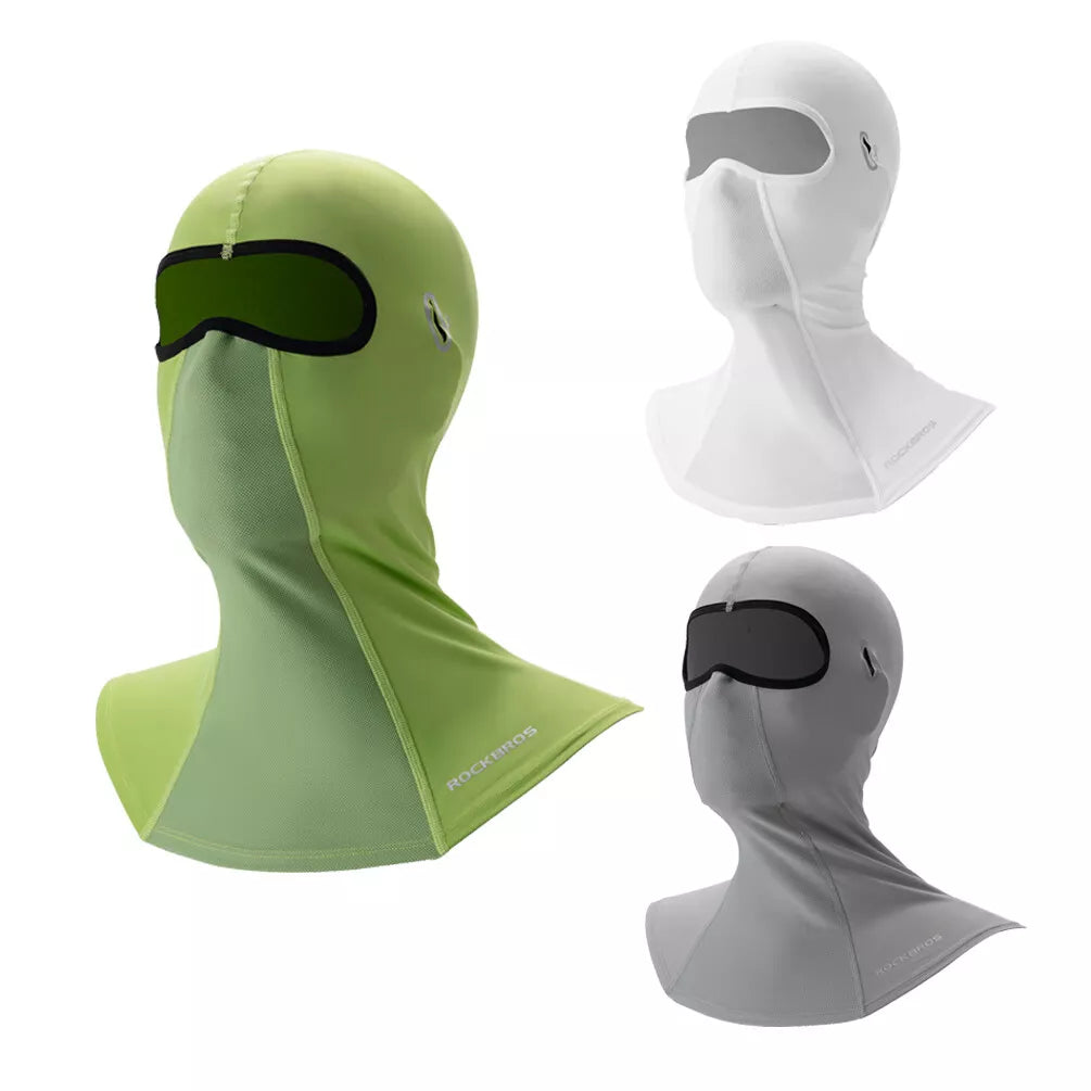 Balaclava de verão ROCKBROS UPF40 + máscara multifuncional balaclava