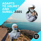 Balaclava de verão ROCKBROS UPF40 + máscara multifuncional balaclava