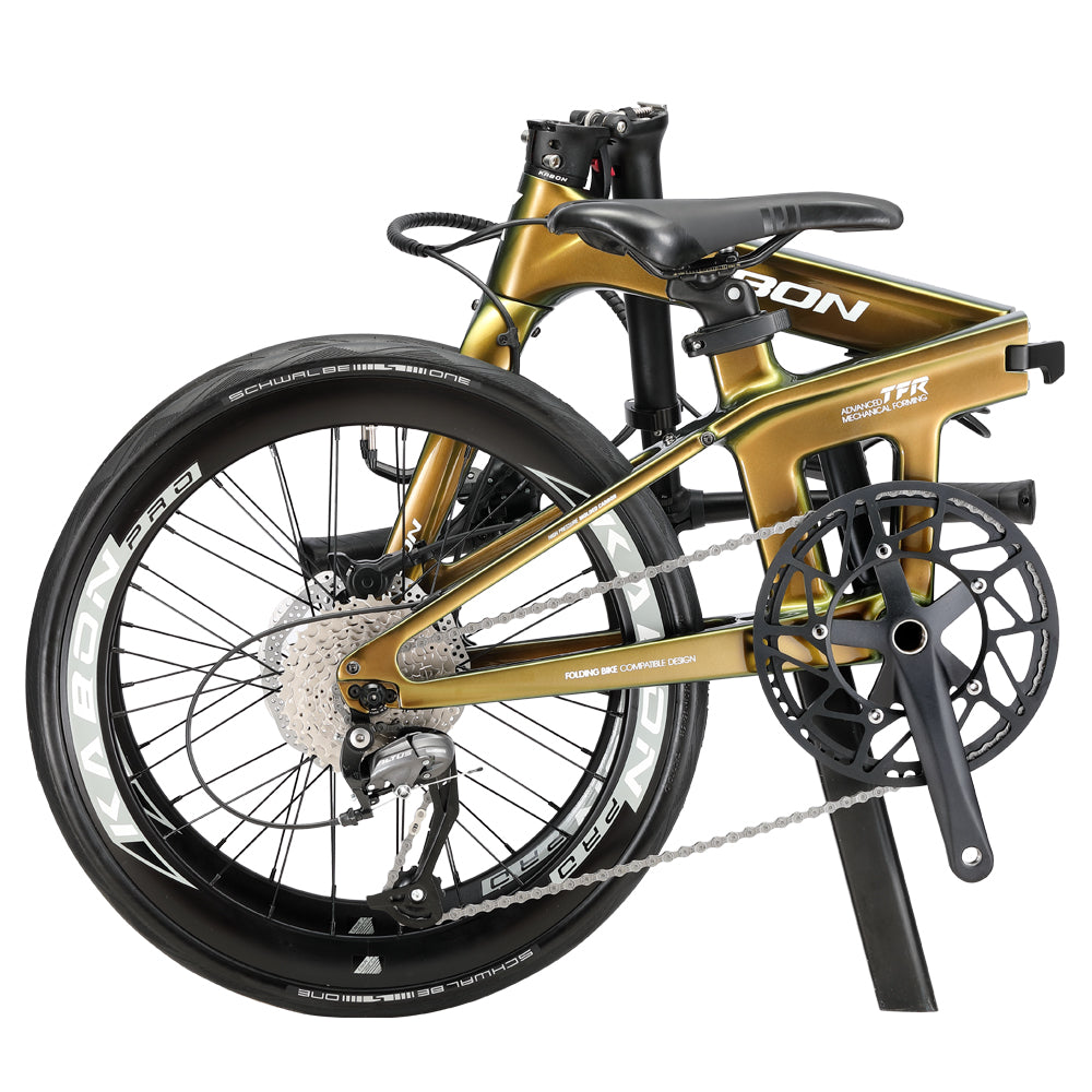 KABON City Bicicleta dobrável Carbono Shimano Altus 9 velocidades 20 polegadas