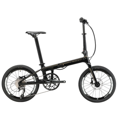 KABON City Bicicleta dobrável Carbono Shimano Altus 9 velocidades 20 polegadas