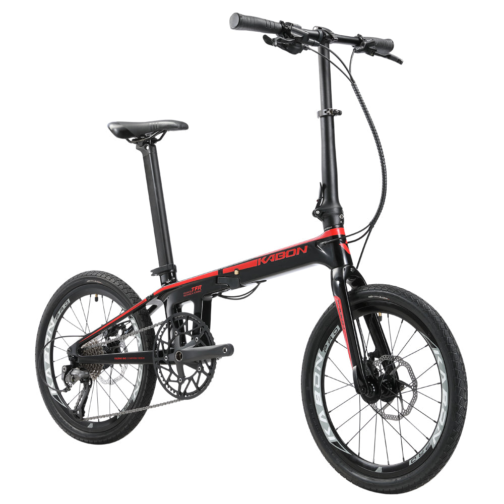 KABON City Bicicleta dobrável Carbono Shimano Altus 9 velocidades 20 polegadas