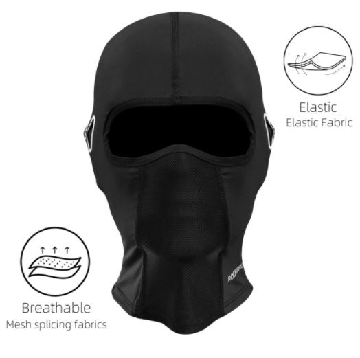 ROCKBROS Bandana de motocicleta respirável UPF50+ Seda de Gelo de Verão