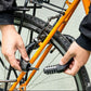 ROCKBROS fechadura de cabo de bicicleta combinação de fechadura de corrente