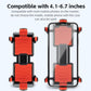 ROCKBROS bicicleta suporte para telemóvel suporte para moto guiador 360° smartphone universal