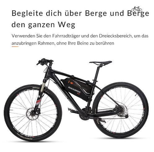 Bolsa de quadro ROCKBROS bolsa de tubo superior bolsa para bicicleta de estrada MTB e-bike 3.5L