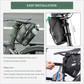 ROCKBROS C7-1 Alforje de bicicleta com suporte para garrafa à prova d'água