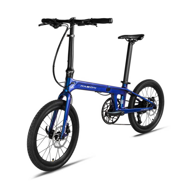 KABON City Bicicleta dobrável Carbono Shimano Altus 9 velocidades 20 polegadas