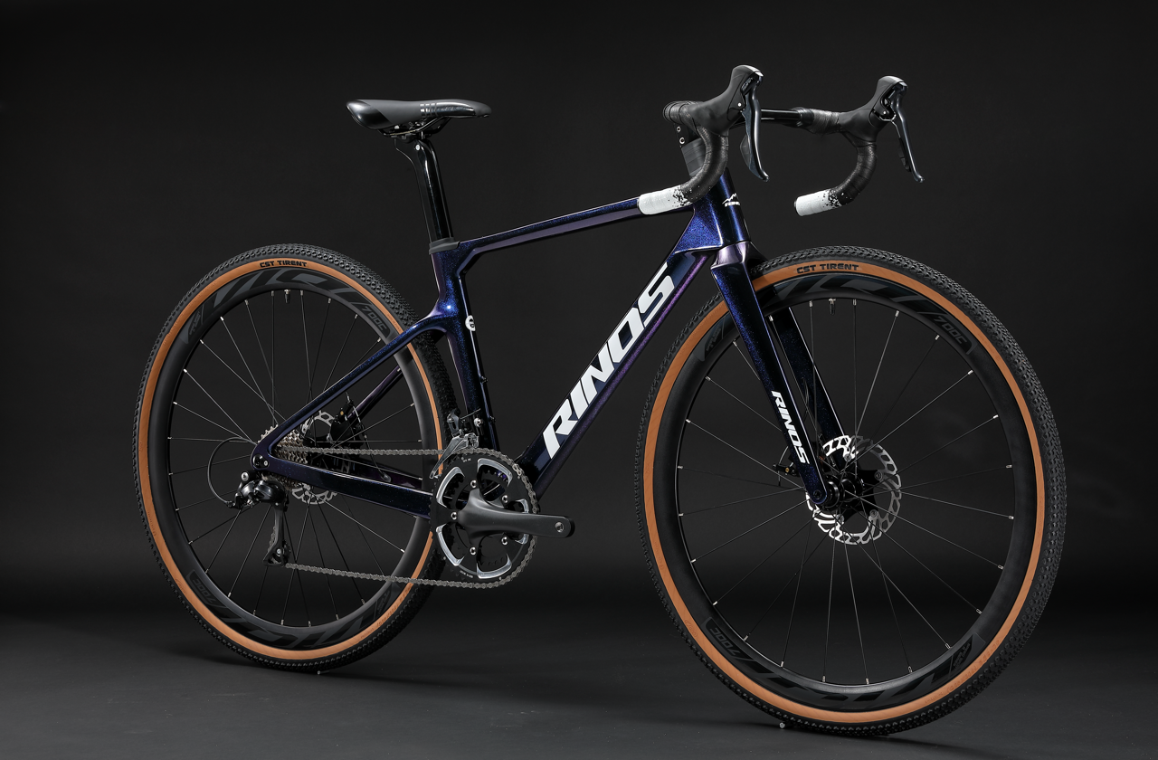 Bicicleta de cascalho de carbono RINOS Sandman3.0 Shimano R7000
