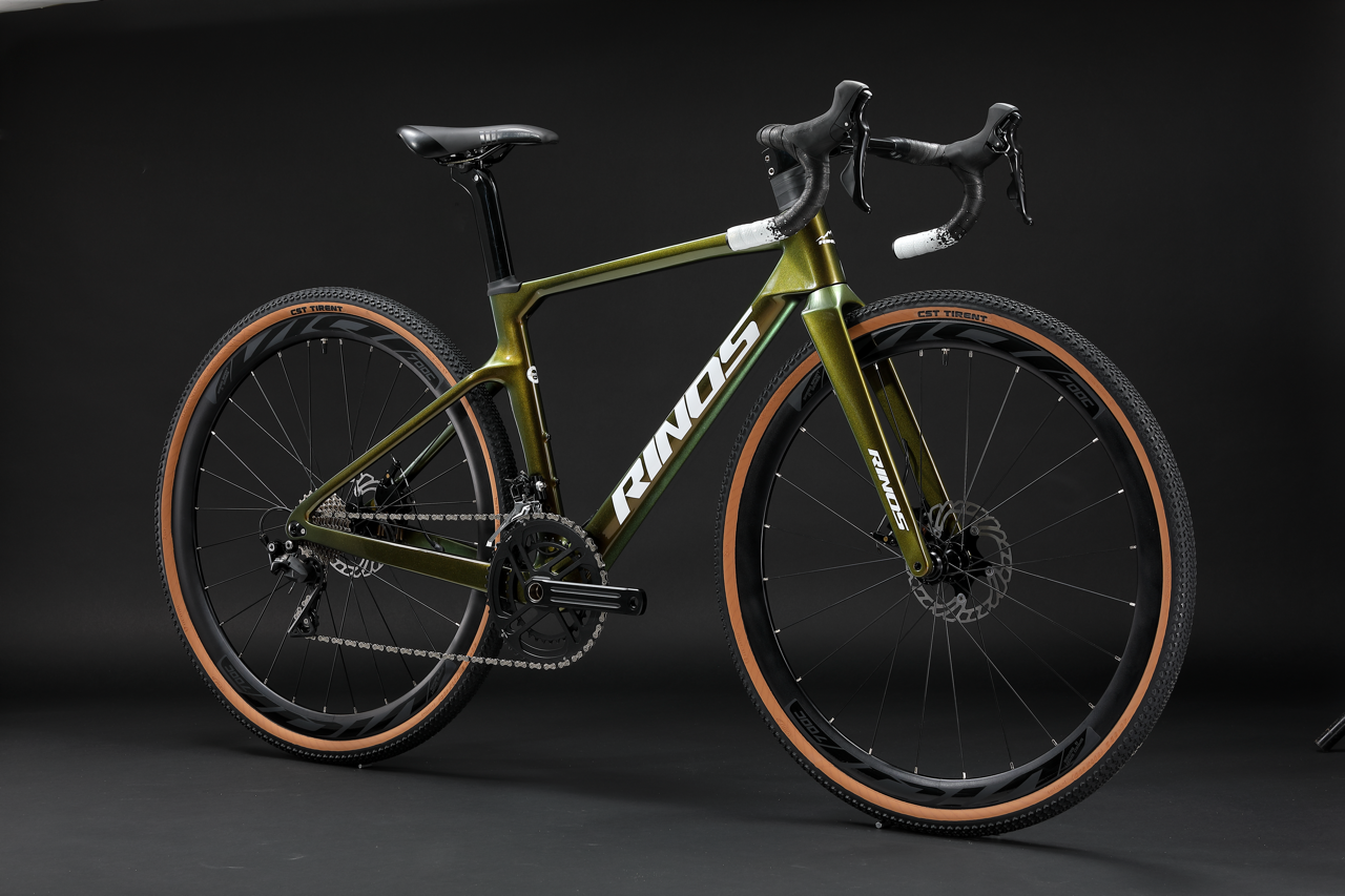 Bicicleta de cascalho de carbono RINOS Sandman3.0 Shimano R7000