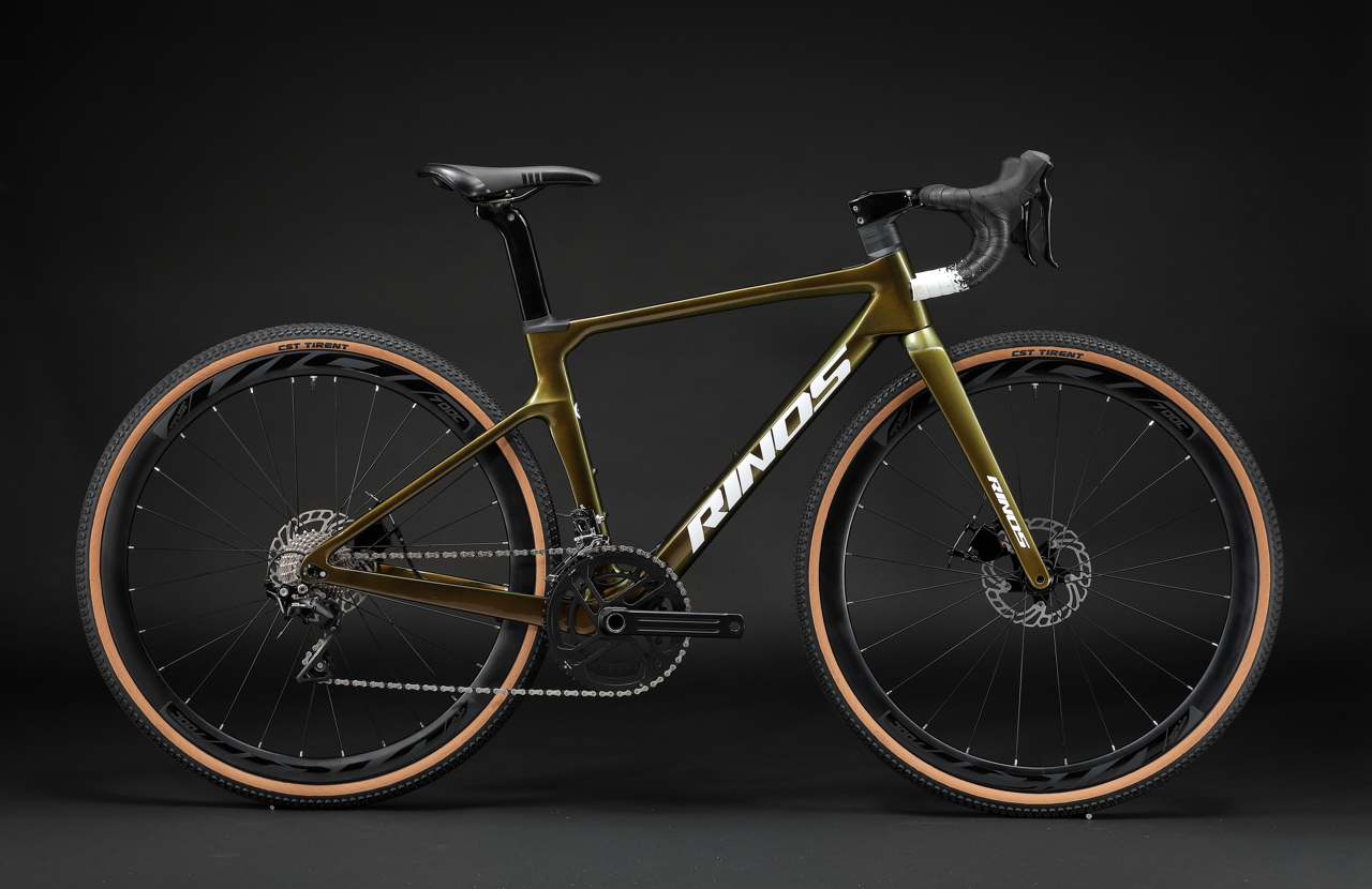 Bicicleta de cascalho de carbono RINOS Sandman3.0 Shimano R7000