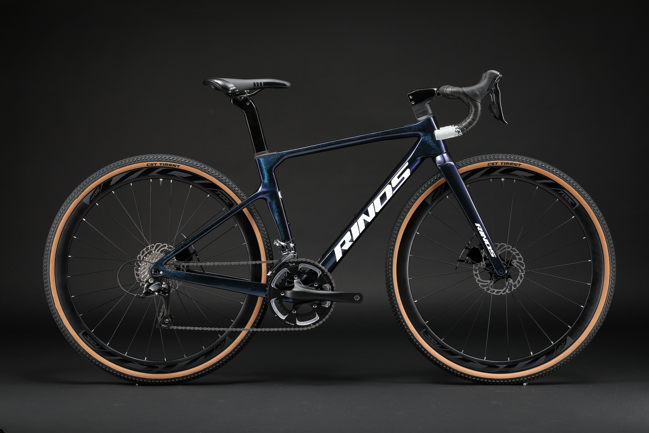 Bicicleta de cascalho de carbono RINOS Sandman3.0 Shimano R7000