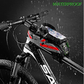 ROCKBROS Bolsa de quadro de bicicleta 021-1 à prova d'água para celular 5,8/6,0 polegadas