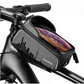 ROCKBROS 017-5 bolsa de quadro de bicicleta à prova d'água para celulares de até 6,5 polegadas