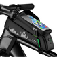 ROCKBROS bolsa de quadro de bicicleta à prova d'água para celular tela sensível ao toque para celulares de até 6,0 polegadas