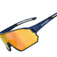 ROCKBROS Óculos de sol polarizados 10134 para ciclismo com proteção UV400