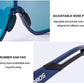 ROCKBROS Óculos de sol polarizados 10134 para ciclismo com proteção UV400