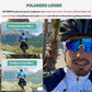 ROCKBROS 10182 óculos de ciclismo polarizados com proteção UV400