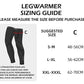 ROCKBROS Mangas de joelho de ciclismo LKPJ003 de inverno S-3XL (1 par)