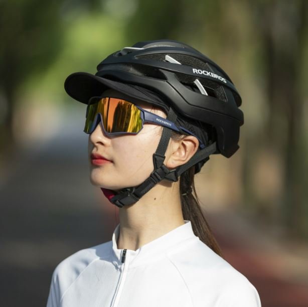 ROCKBROS Chapéu de verão sob o capacete boné de seda gelo esportes ao ar livre