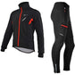 ROCKBROS Conjunto de calça e jaqueta de roupas de ciclismo de inverno