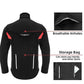 ROCKBROS YPW021 Jaqueta de inverno masculina Jaqueta de ciclismo à prova d'água M-4XL