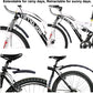 Conjunto de guarda-lamas ROCKBROS dianteiro traseiro para-lamas de bicicleta MTB protetor contra respingos