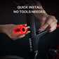 Luz traseira de bicicleta TOWILD com sensor de freio automático USB recarregável À prova d'água IPX7 3 modos de segurança Ultraleve para passeios noturnos seguros